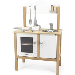 Bucatarie de joaca Viga Toys Noble Kitchen 50223 (Wood/White)