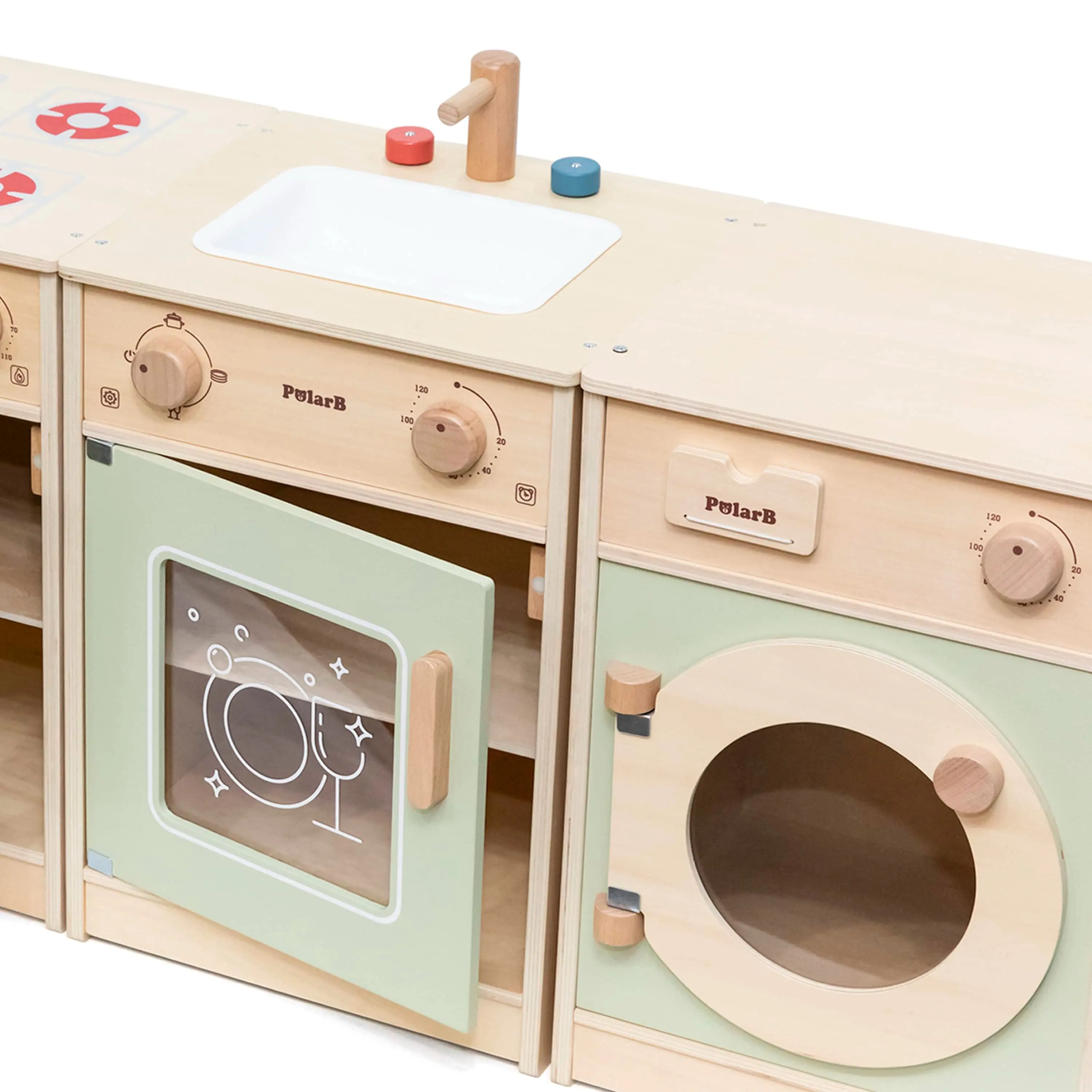 Игровая кухня Viga Toys PolarB 44248 (Green) - 2
