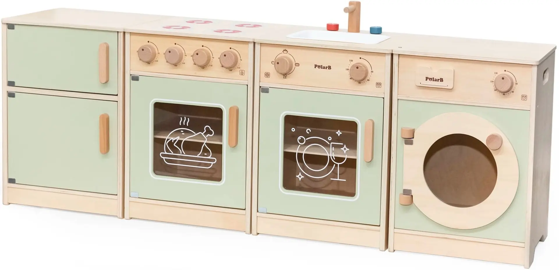 Игровая кухня Viga Toys PolarB 44248 (Green)