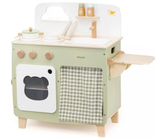 Bucatarie de joaca Viga Toys PolarB Large Wooden Kitchen (Green)