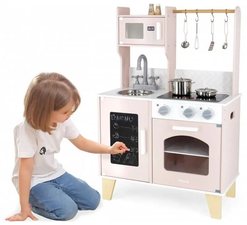 Bucatarie de joaca Viga Toys PolarB Little Chef's Kitchen (Pink)