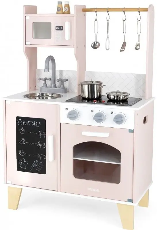 Bucatarie de joaca Viga Toys PolarB Little Chef's Kitchen (Pink)