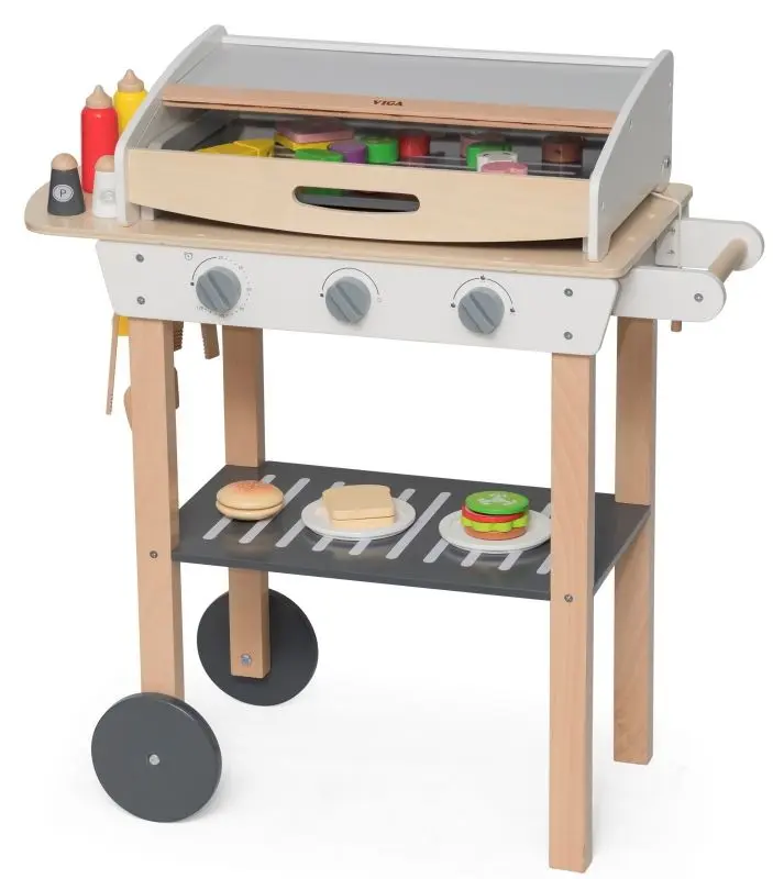 Set de joaca Viga Toys BBQ 44656 (White/Natural)