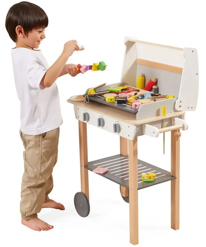 Set de joaca Viga Toys BBQ 44656 (White/Natural)
