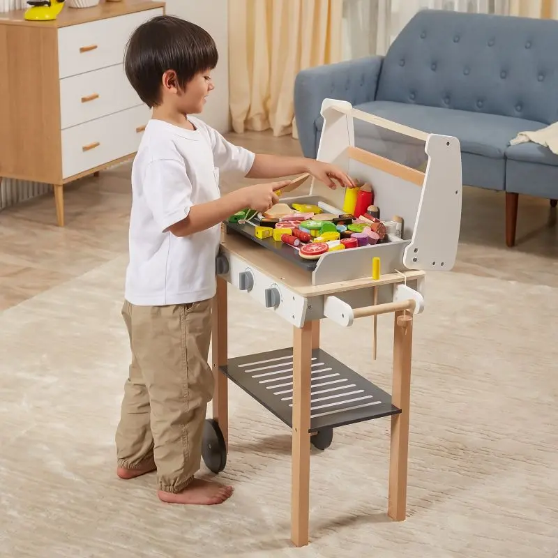 Set de joaca Viga Toys BBQ 44656 (White/Natural)