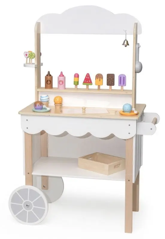 Set de joaca Viga Toys Cafe Ice Cream 44550 (Gray/Natural)
