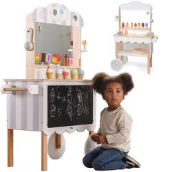 Set de joaca Viga Toys Cafe Ice Cream 44550 (Gray/Natural) Thumb