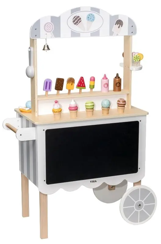 Set de joaca Viga Toys Cafe Ice Cream 44550 (Gray/Natural)