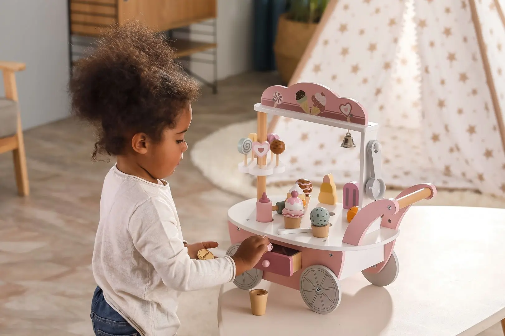 Set de joaca Viga Toys PolarB 44054 (Pink/White) - 4