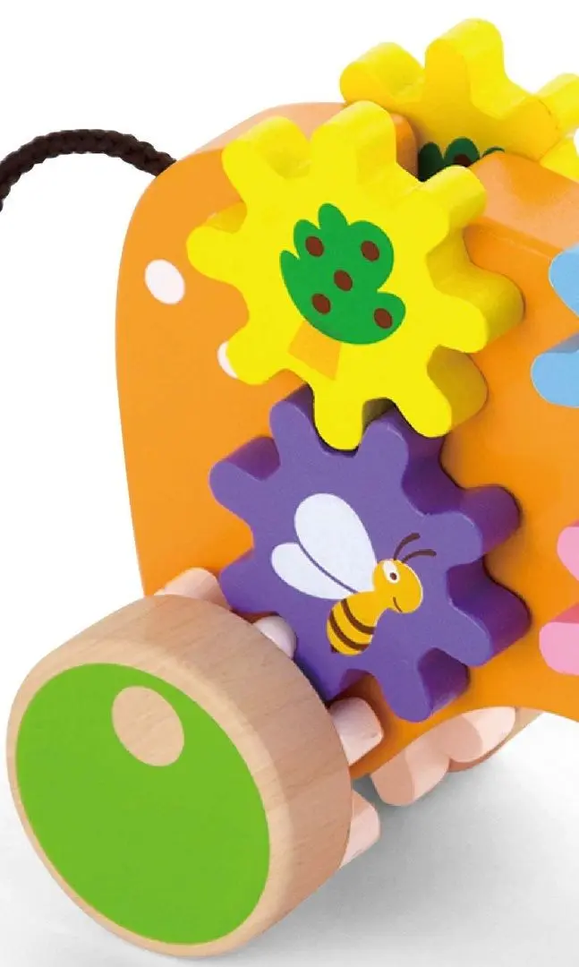 Развивающая игрушка-каталка Viga Toys Pull Along Horse with Gears 50976 - 3