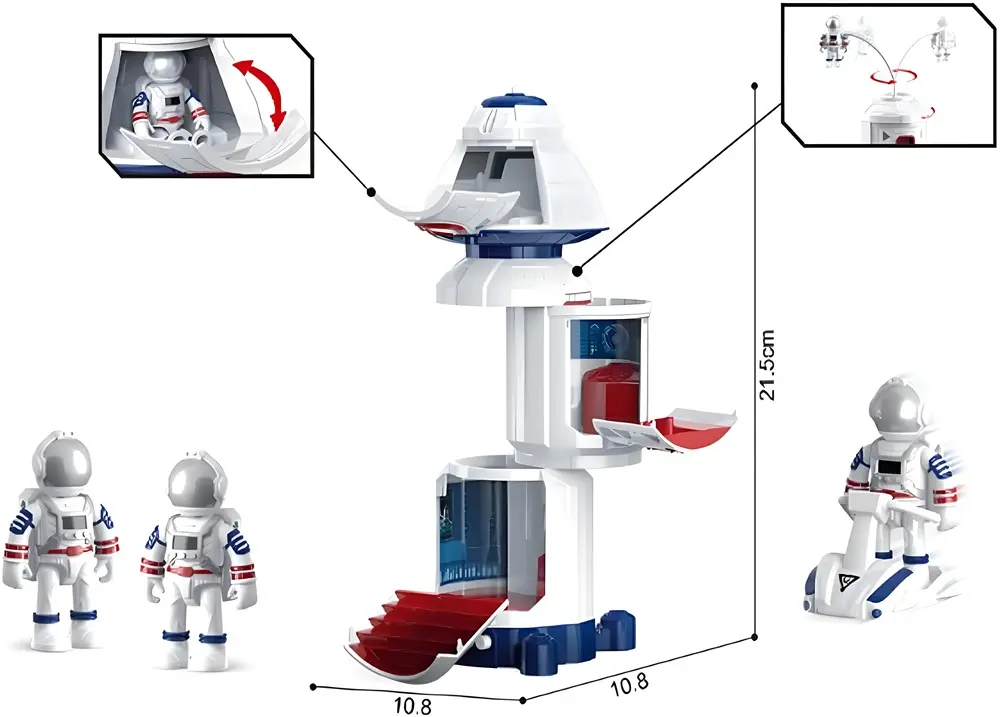 Set de joaca Wenyi Pioneer WY891A-3 (White/Blue)