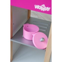 Игровая кухня Woodyland Trendy 105x78x33.5 (Pink/White) Thumb