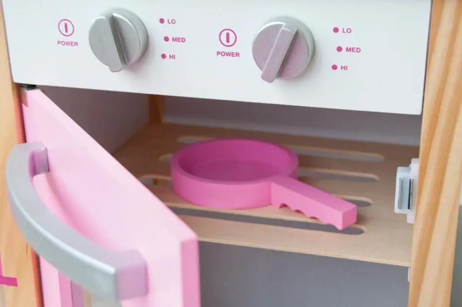 Игровая кухня Woodyland Trendy 105x78x33.5 (Pink/White) - 4