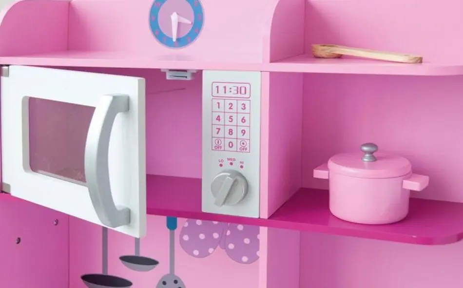 Игровая кухня Woodyland Trendy 105x78x33.5 (Pink/White) - 6
