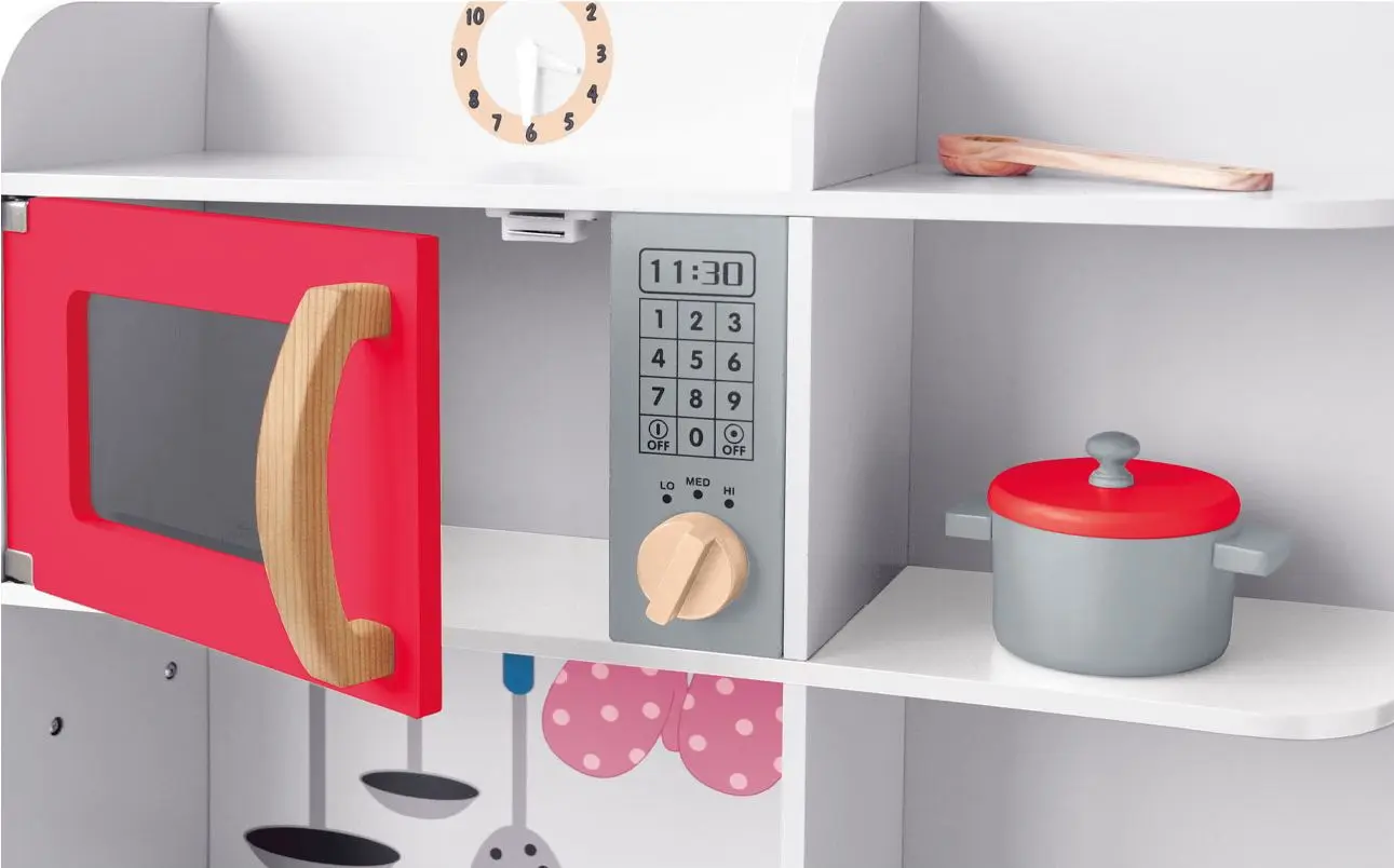 Игровая кухня Woodyland Wendy 105x78x34 (White/Red) - 3