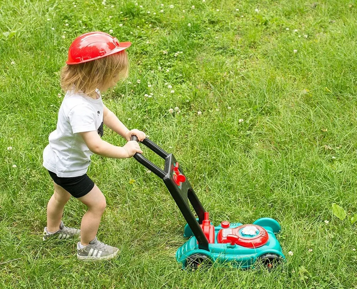 Masina de tuns iarba pentru copii Woopie 30012 (Red/Green)