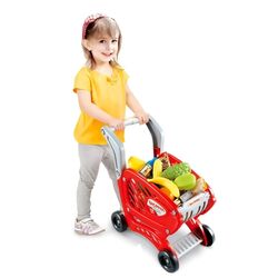 Детская тележка для покупок Woopie 29733 (Red/Grey) Thumb