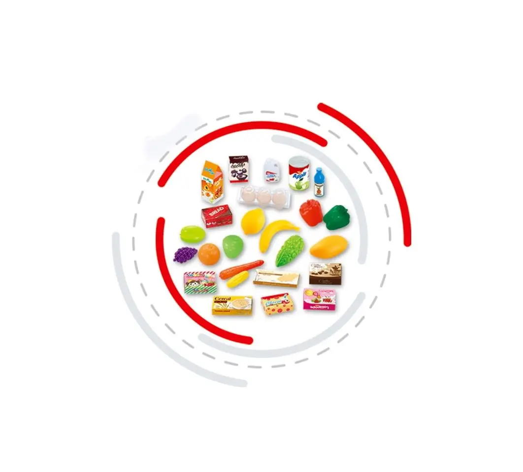 Детская тележка для покупок Woopie 29733 (Red/Grey)