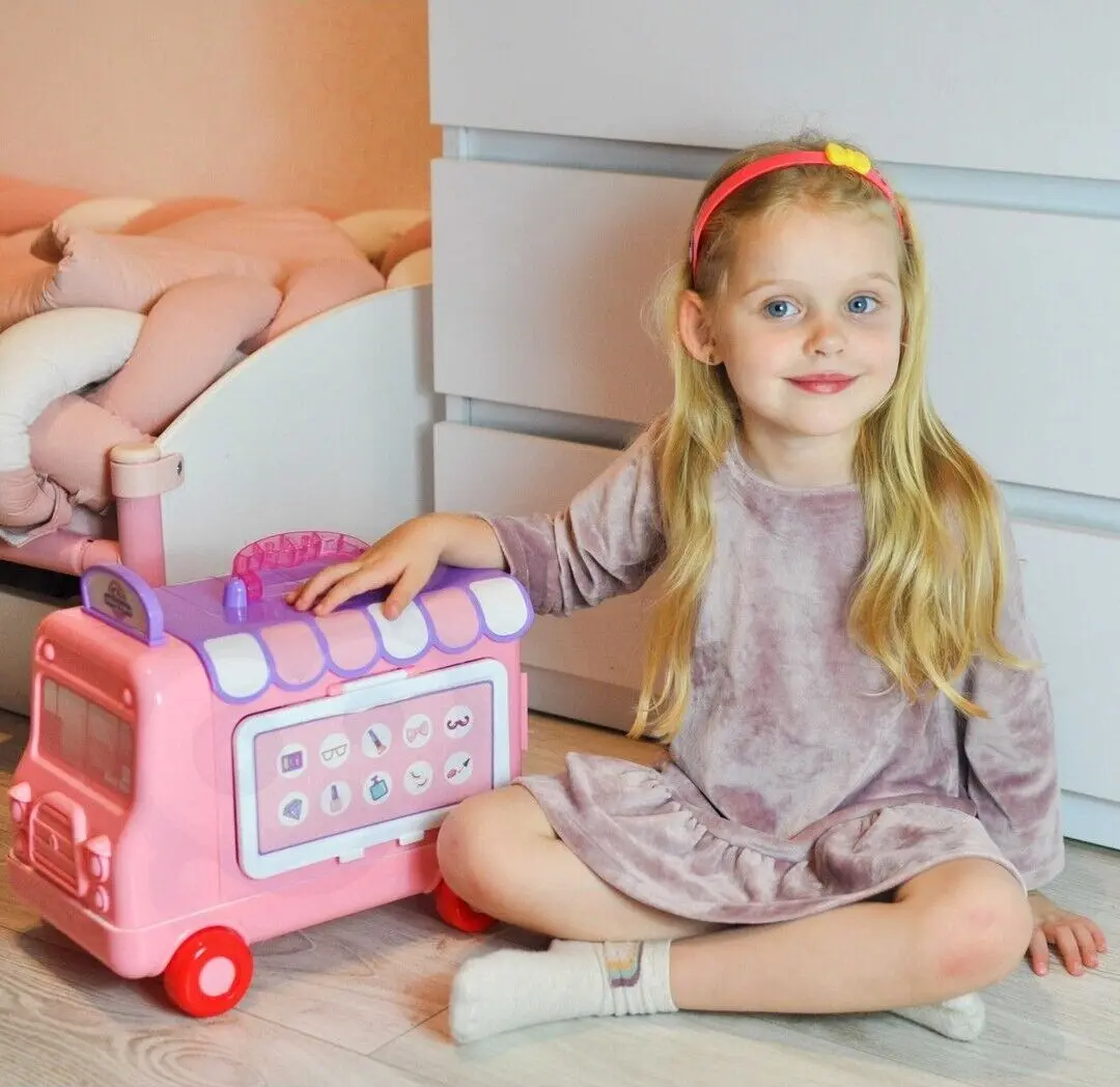 Masuta de toaleta pentru copii Woopie 44695 (Pink/Red) - 4