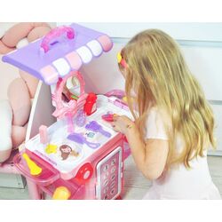 Masuta de toaleta pentru copii Woopie 44695 (Pink/Red) Thumb