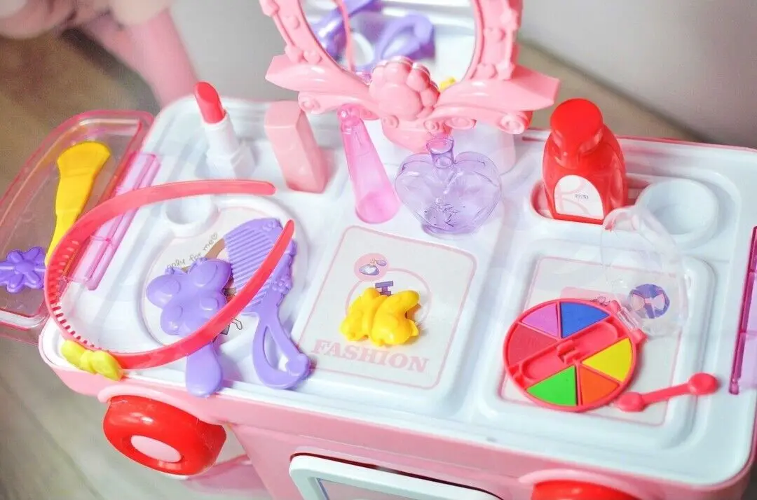 Masuta de toaleta pentru copii Woopie 44695 (Pink/Red) - 7