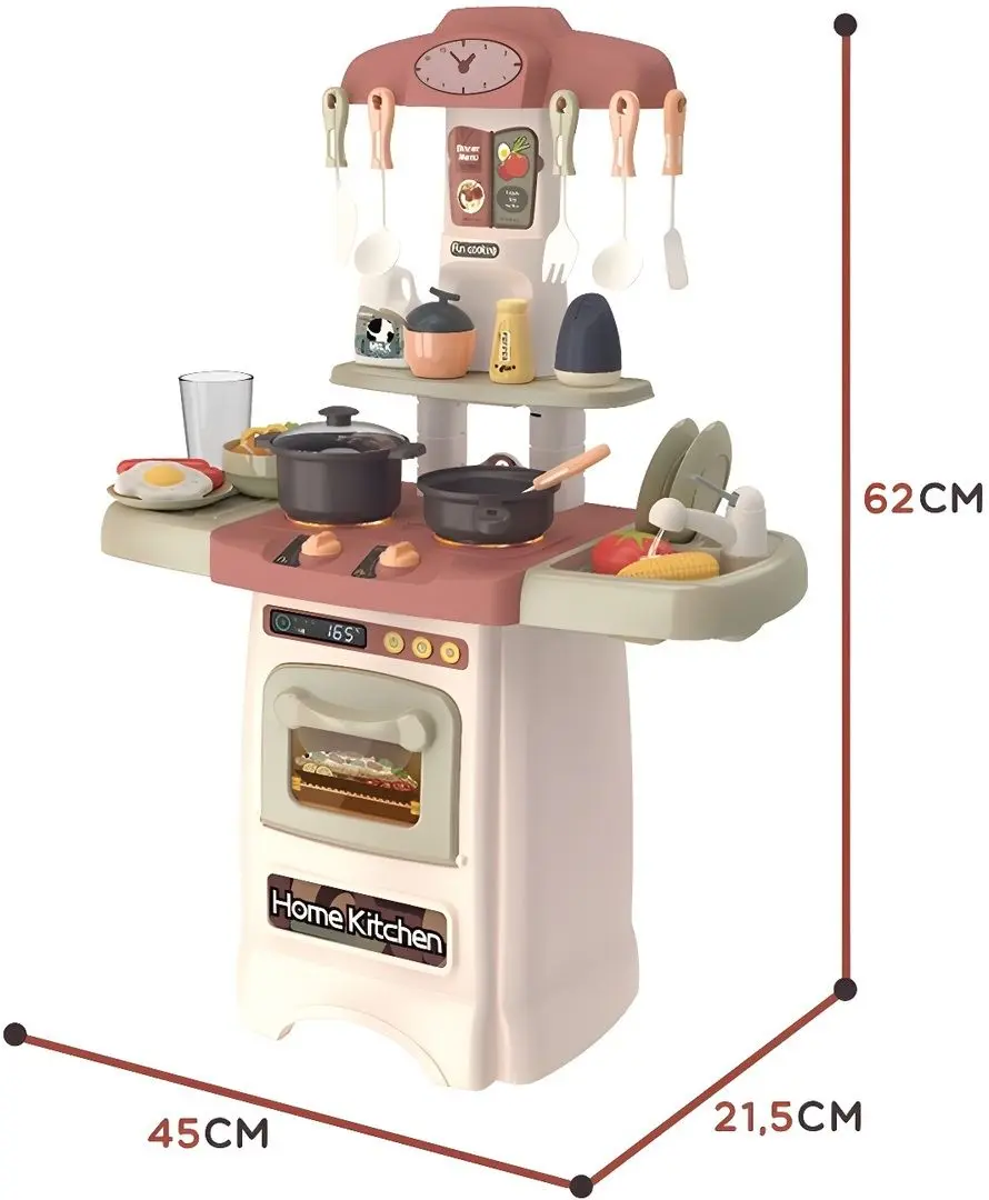 Игровая кухня Woopie 29887 (Red/Pink)