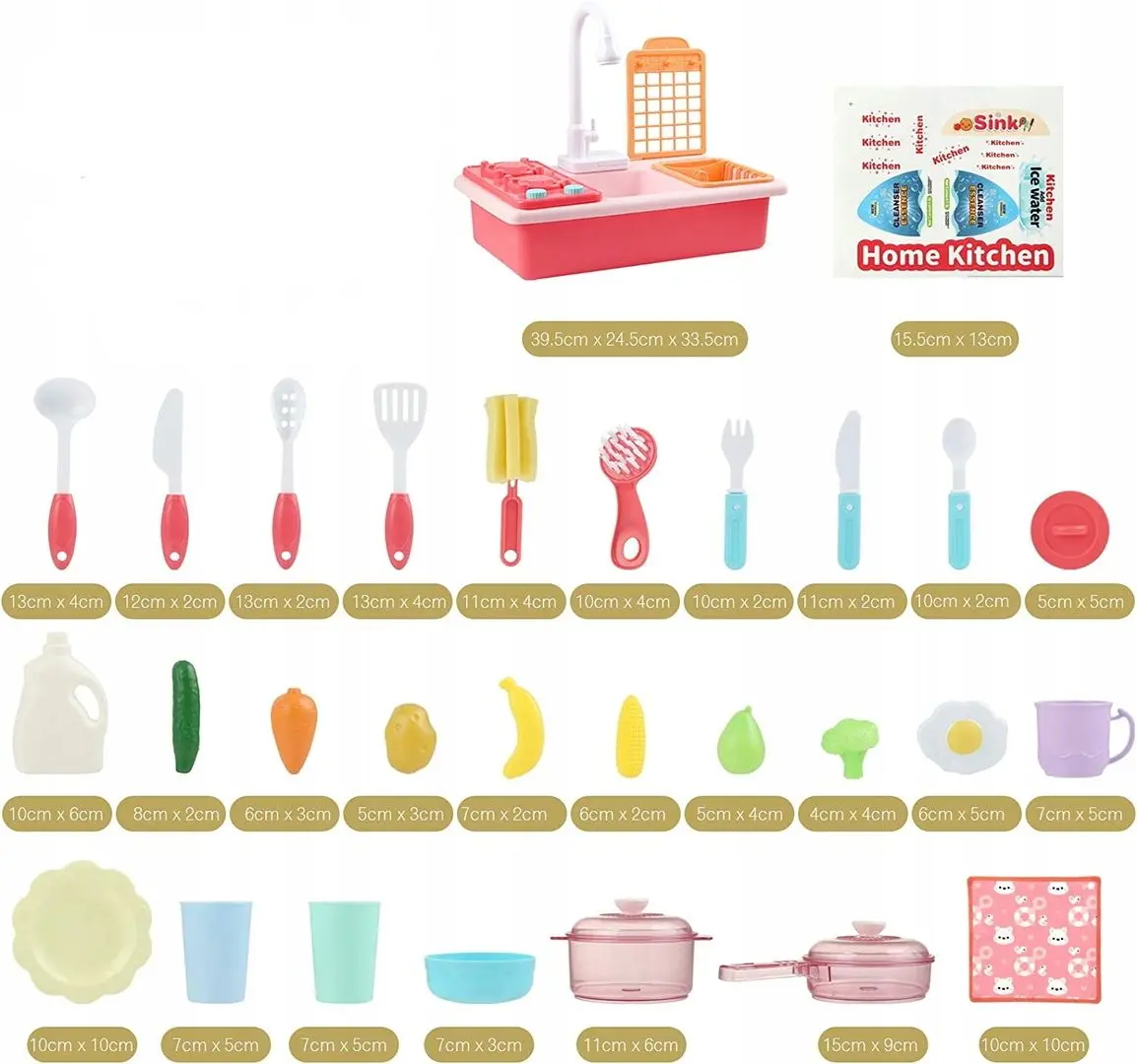 Игровая кухня Woopie Sink (Pink) - 4