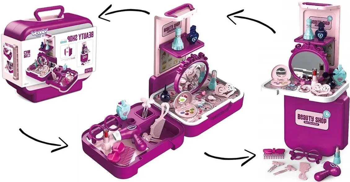 Set de joaca Woopie Beauty Shop (Pink/Violet)