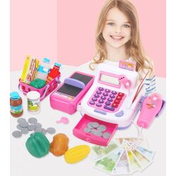 Set de joaca Woopie Cash Register 28798 (Pink/White) Thumb