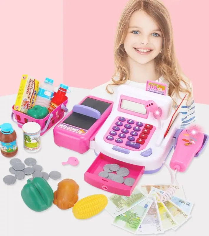 Set de joaca Woopie Cash Register 28798 (Pink/White) - 4
