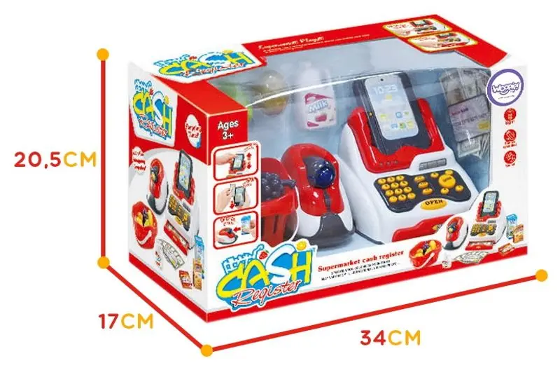Игровой набор Woopie Cash Register 29665 (White/Red) - 3