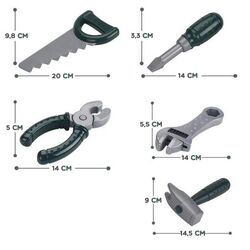 Игровой набор Woopie Craftsman's Toolbox 31309 (Green) Thumb