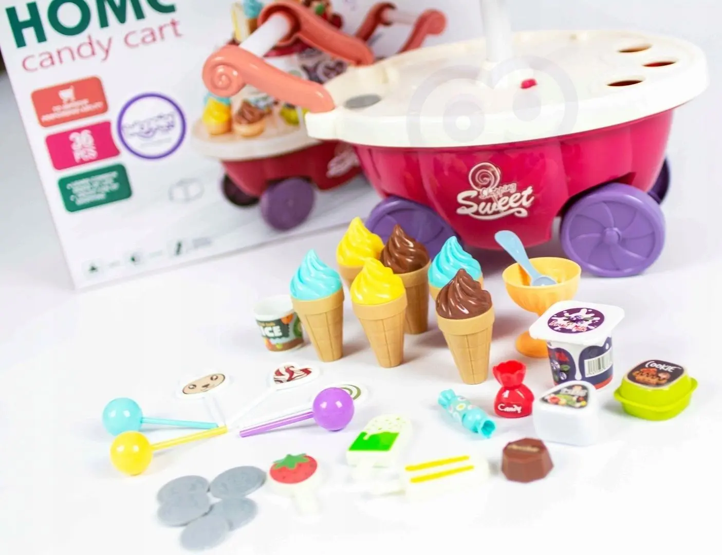Set de joaca Woopie Home Candy Cart (Multicolore)