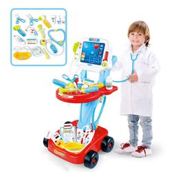 Игровой набор Woopie Little Doctor's Trolley 28743 (Red/Blue) Thumb