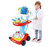 Set de joaca Woopie Little Doctor's Trolley 28743 (Red/Blue)