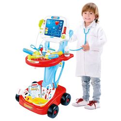 Игровой набор Woopie Little Doctor's Trolley 28743 (Red/Blue) Thumb