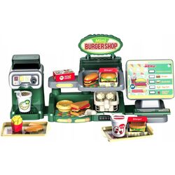Игровой набор Woopie Mini Burger Shop (Green/Grey)