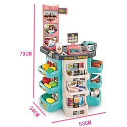 Set de joaca Woopie Supermarket 28774 (Blue/Pink) Thumb