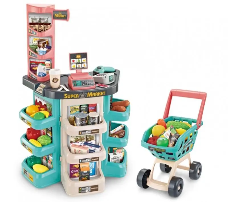Set de joaca Woopie Supermarket 28774 (Blue/Pink)