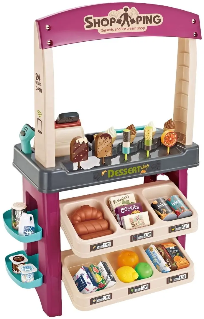 Set de joaca Woopie Supermarket 29856 (Pink/Beige)