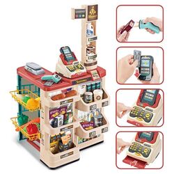 Set de joaca Woopie Supermarket 29979 (Pink/Beige) Thumb