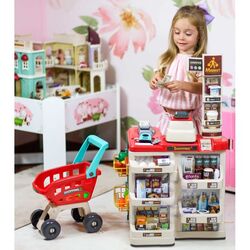 Set de joaca Woopie Supermarket 29979 (Pink/Beige) Thumb