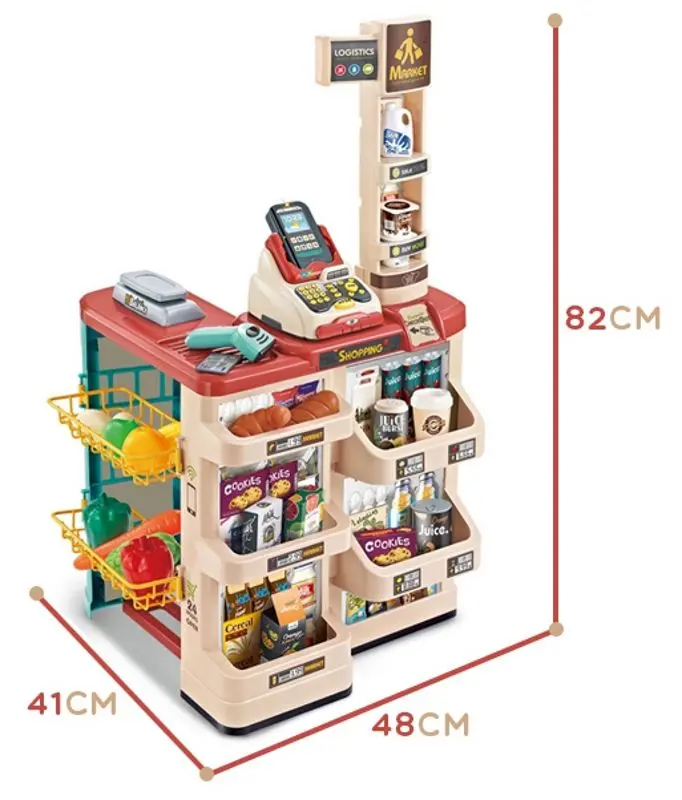 Set de joaca Woopie Supermarket 29979 (Pink/Beige)