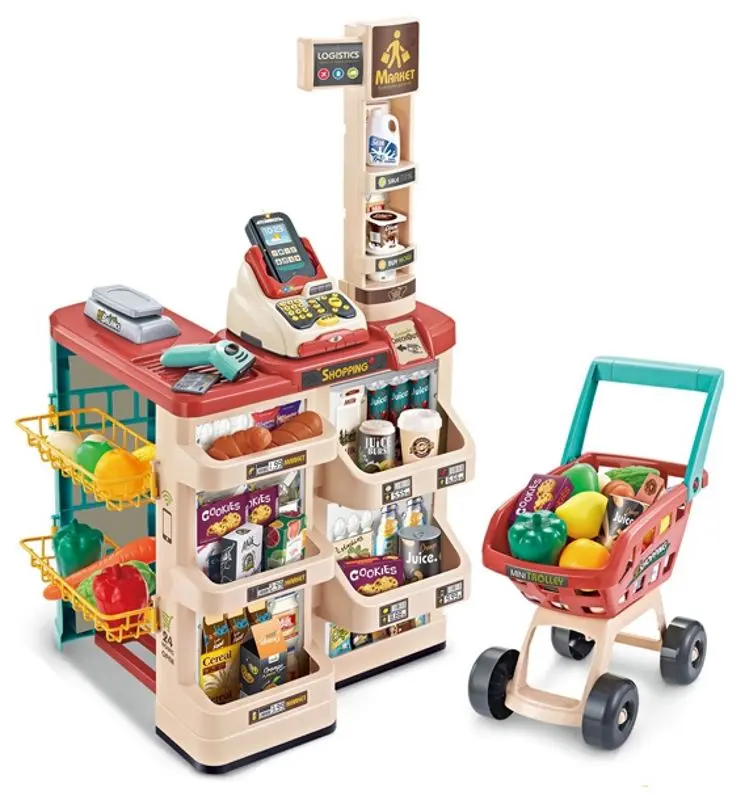 Set de joaca Woopie Supermarket 29979 (Pink/Beige)