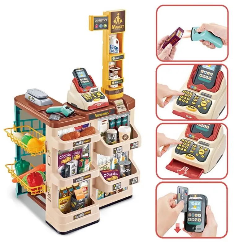 Set de joaca Woopie Supermarket 29986 (Brown/Beige)