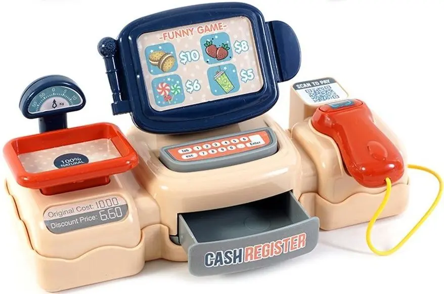 Set de joaca Woopie Supermarket (Beige/Red)