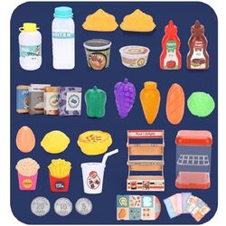 Set de joaca Woopie Supermarket (Beige/Red) Thumb