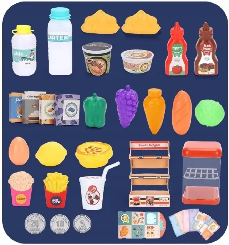 Set de joaca Woopie Supermarket (Beige/Red)