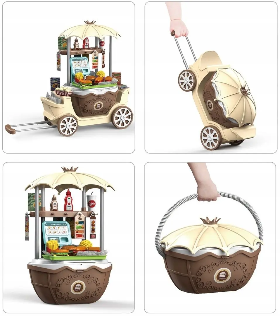 Set de joaca Woopie Surprise Fast-Food Shop (Beige/Brown)