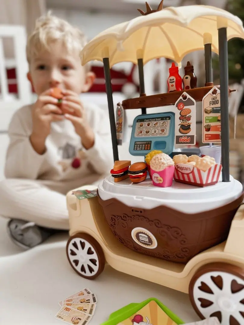 Set de joaca Woopie Surprise Fast-Food Shop (Beige/Brown)